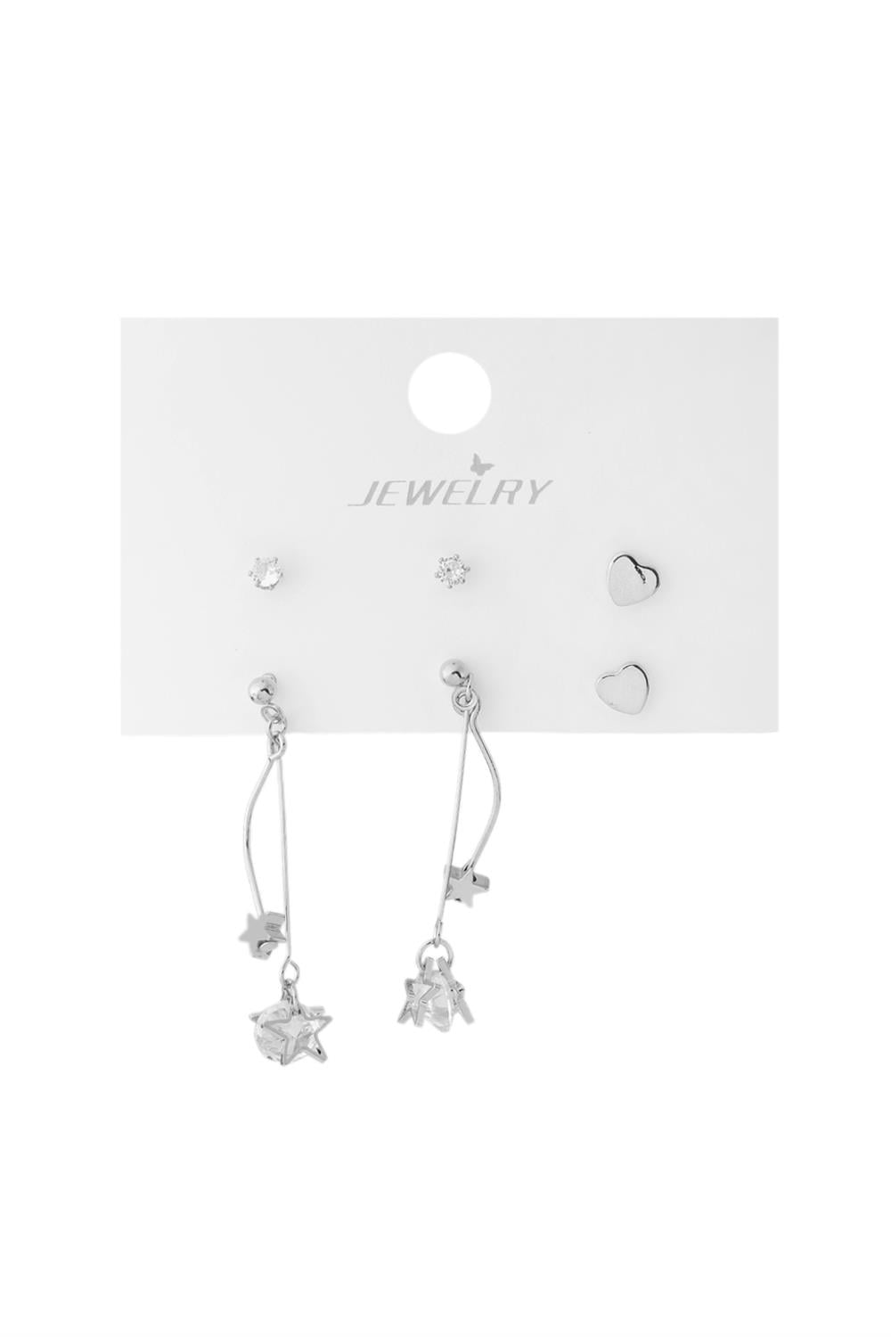 VIP Set Küpe Silver