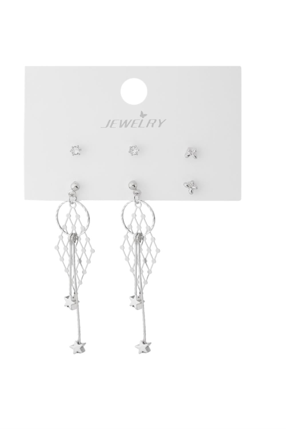 VIP Set Küpe Silver