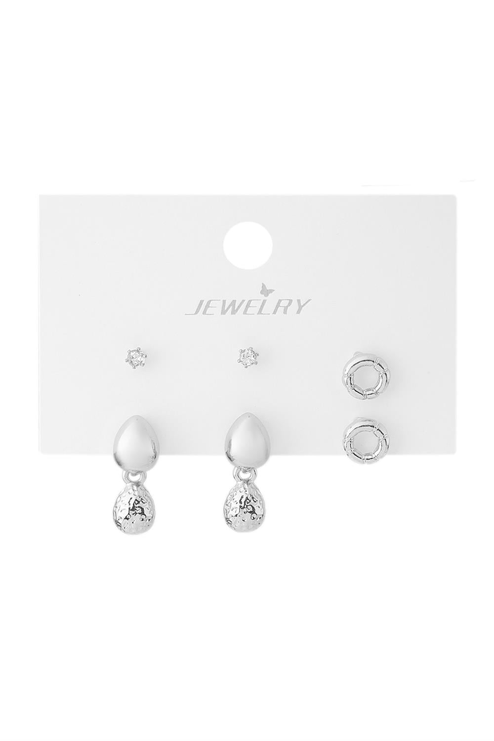 VIP Set Küpe Silver