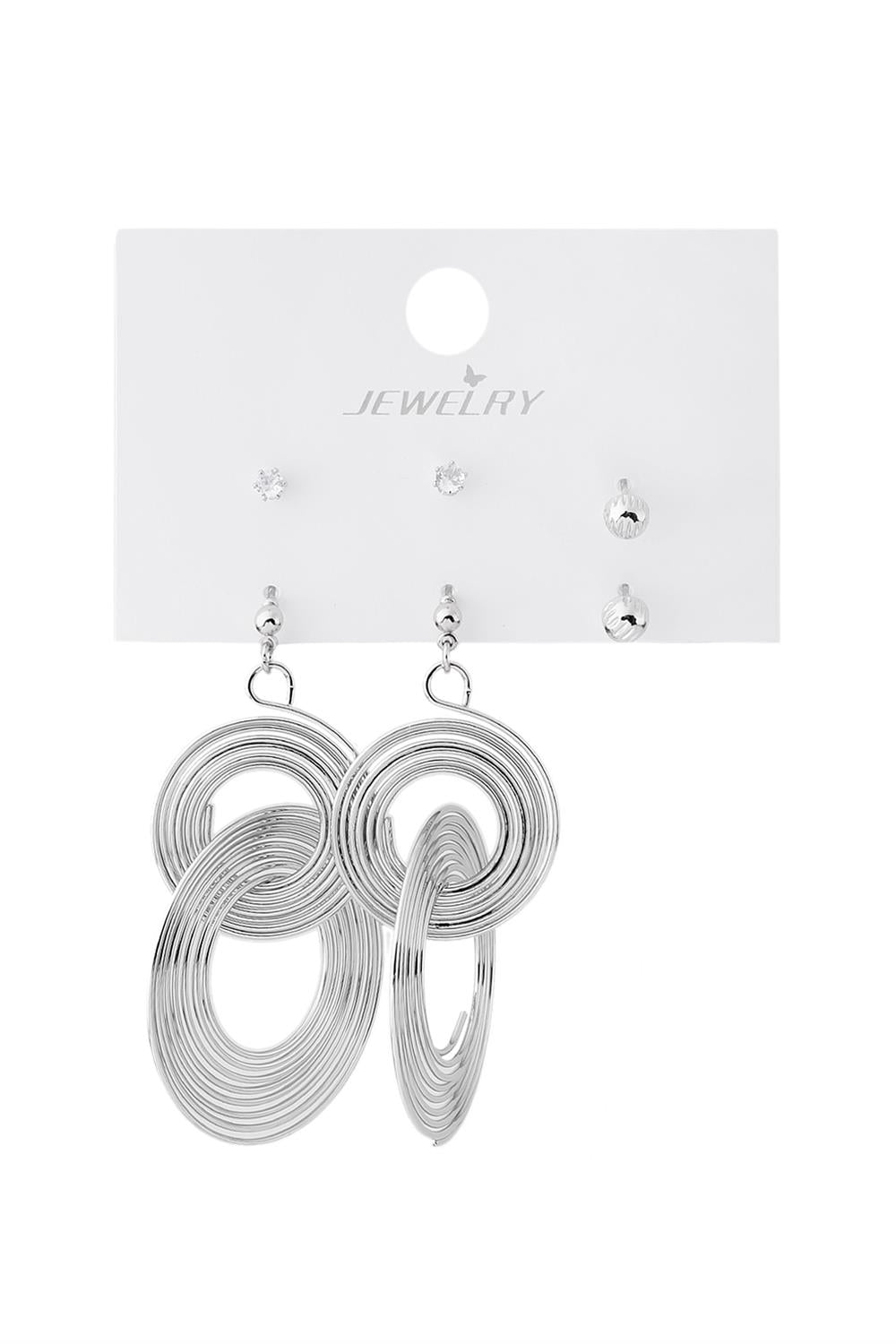 VIP Set Küpe Silver