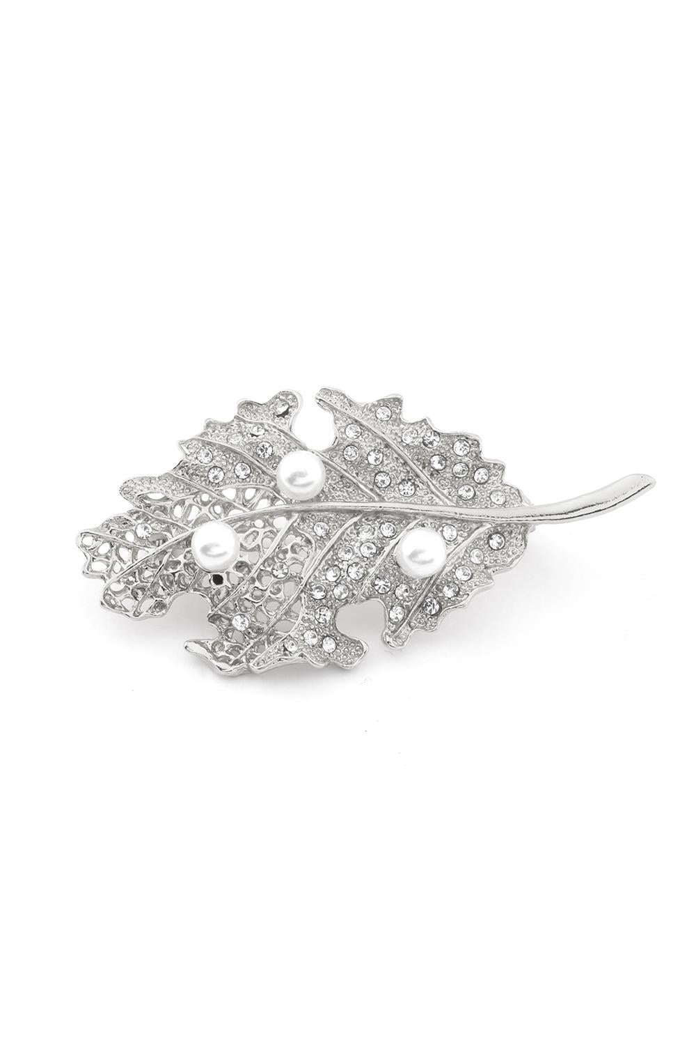 Yaprak Broş SILVER