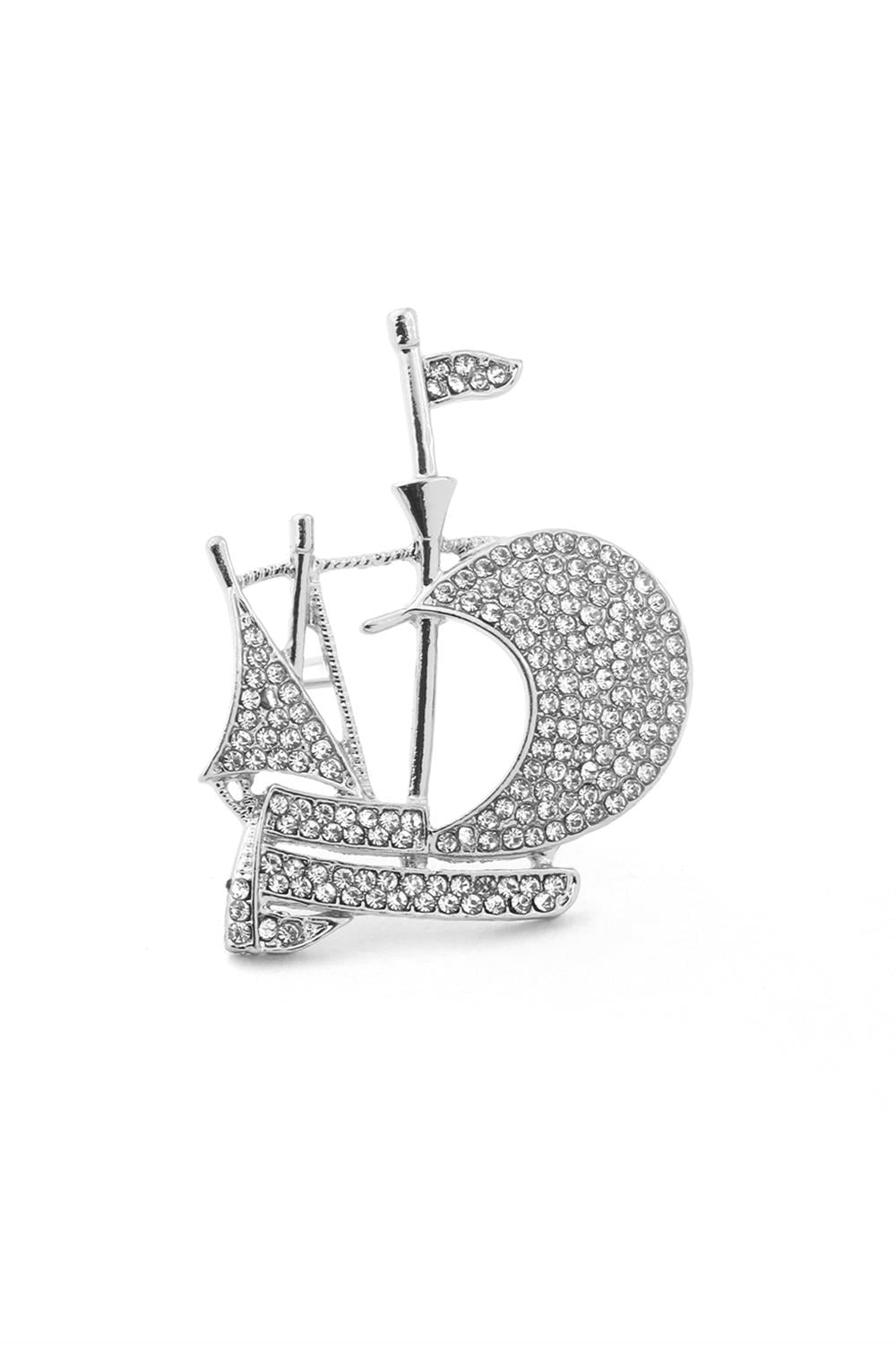Yelkenli Broş Silver