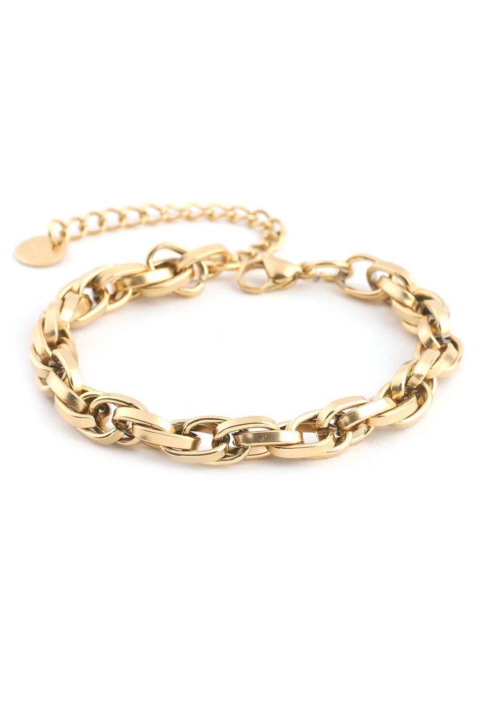 Çelik Bileklik Gold