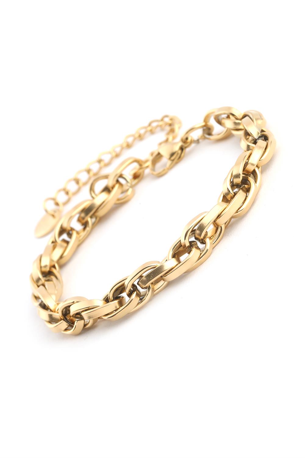 Çelik Bileklik Gold