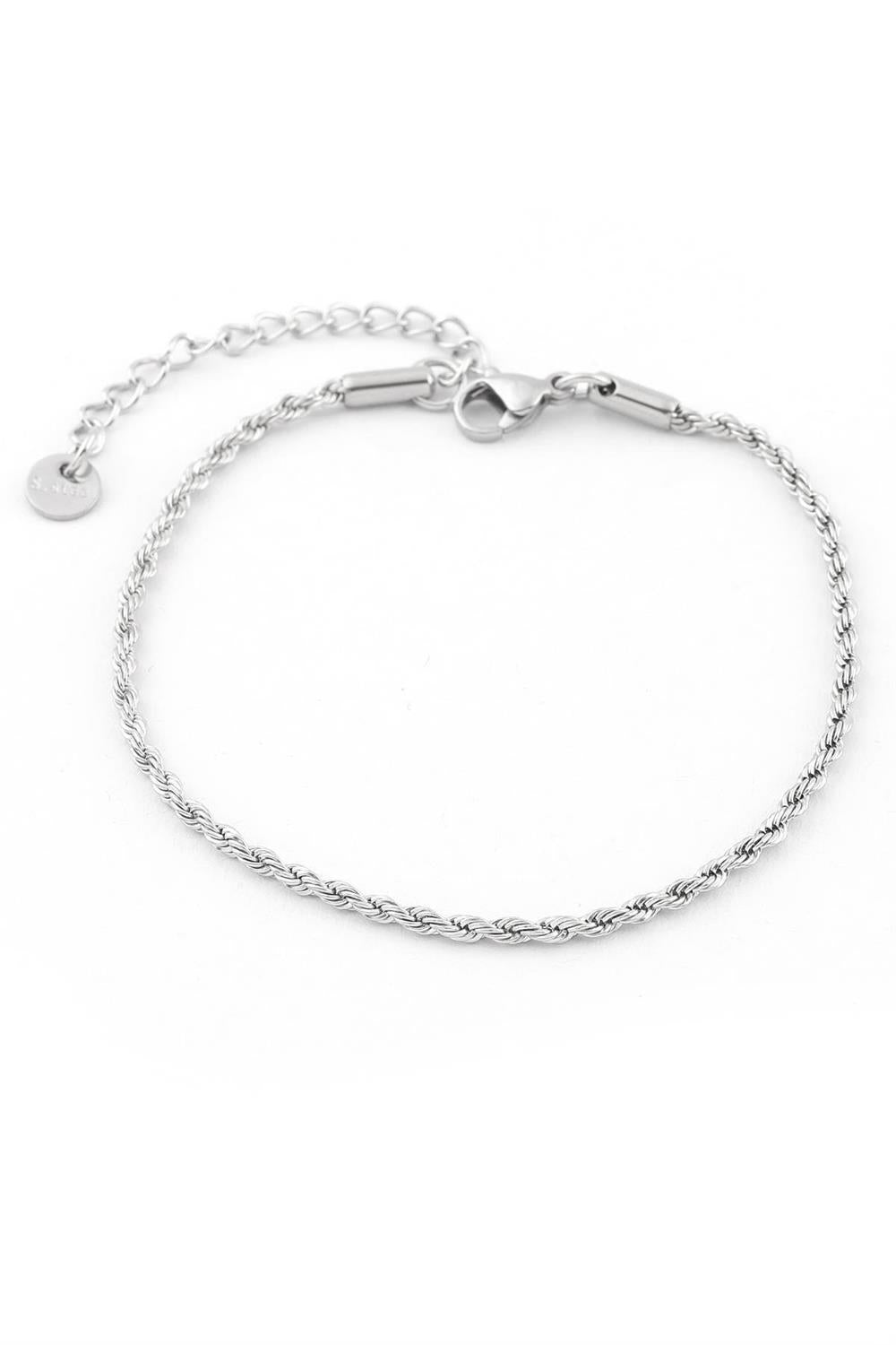 Çelik Burgu Bileklik SILVER 1 mm