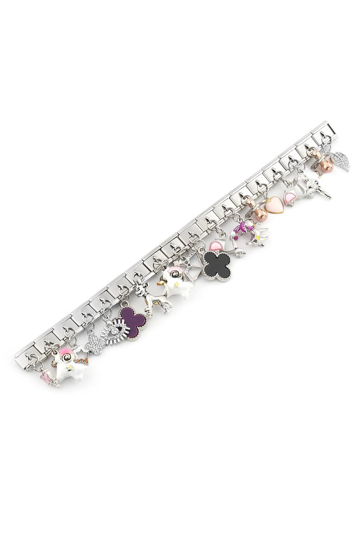 Steel Charm MIX 18-Piece