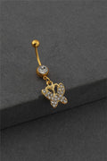 Çelik Göbek Piercing GOLD