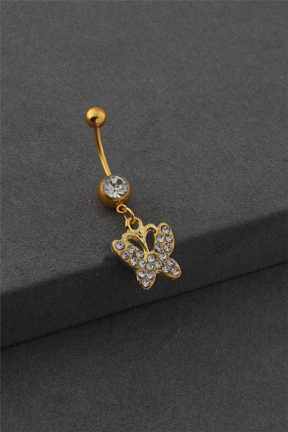 Çelik Göbek Piercing GOLD