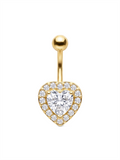 Çelik Göbek Piercing GOLD