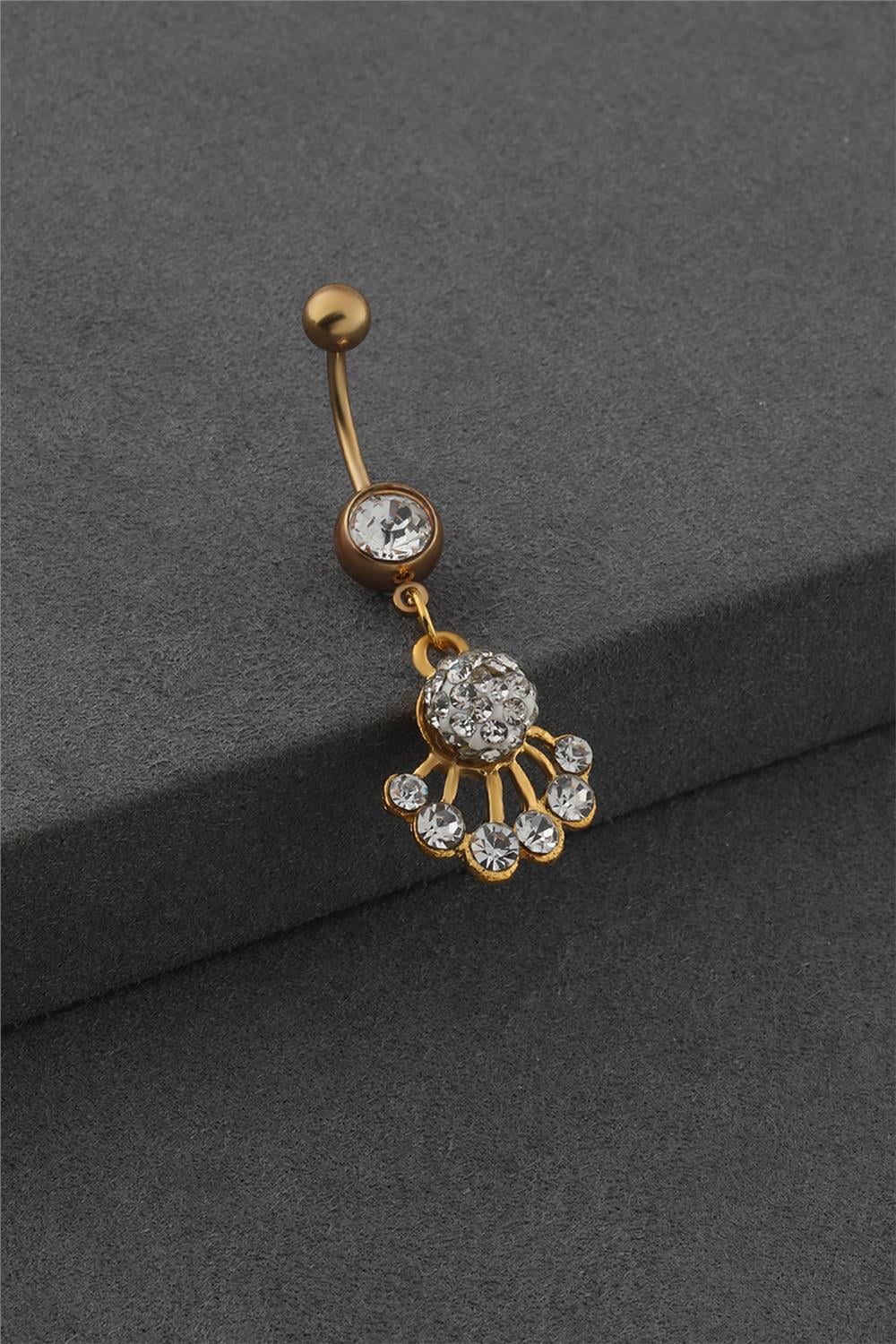 Çelik Göbek Piercing GOLD