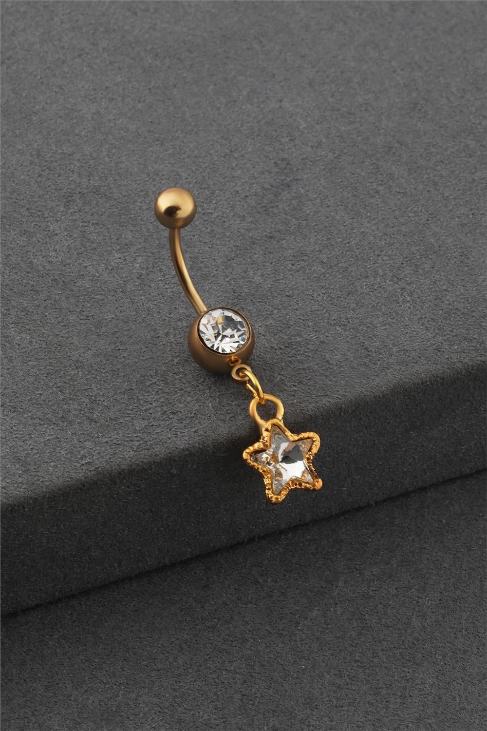 Çelik Göbek Piercing GOLD