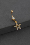 Çelik Göbek Piercing GOLD