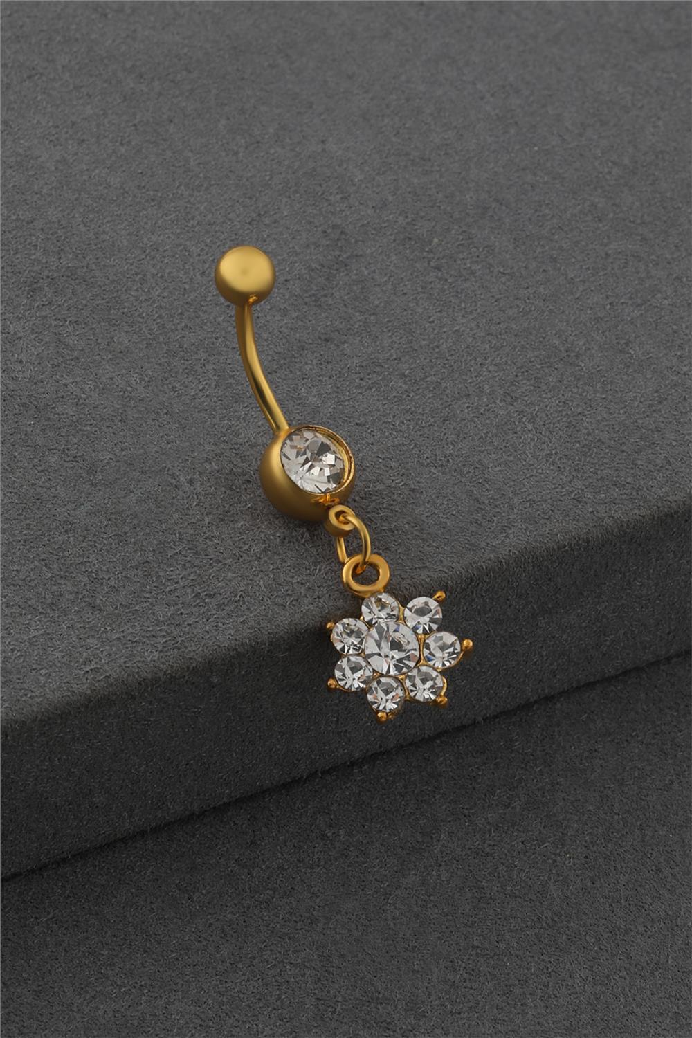 Çelik Göbek Piercing GOLD