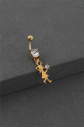 Çelik Göbek Piercing GOLD
