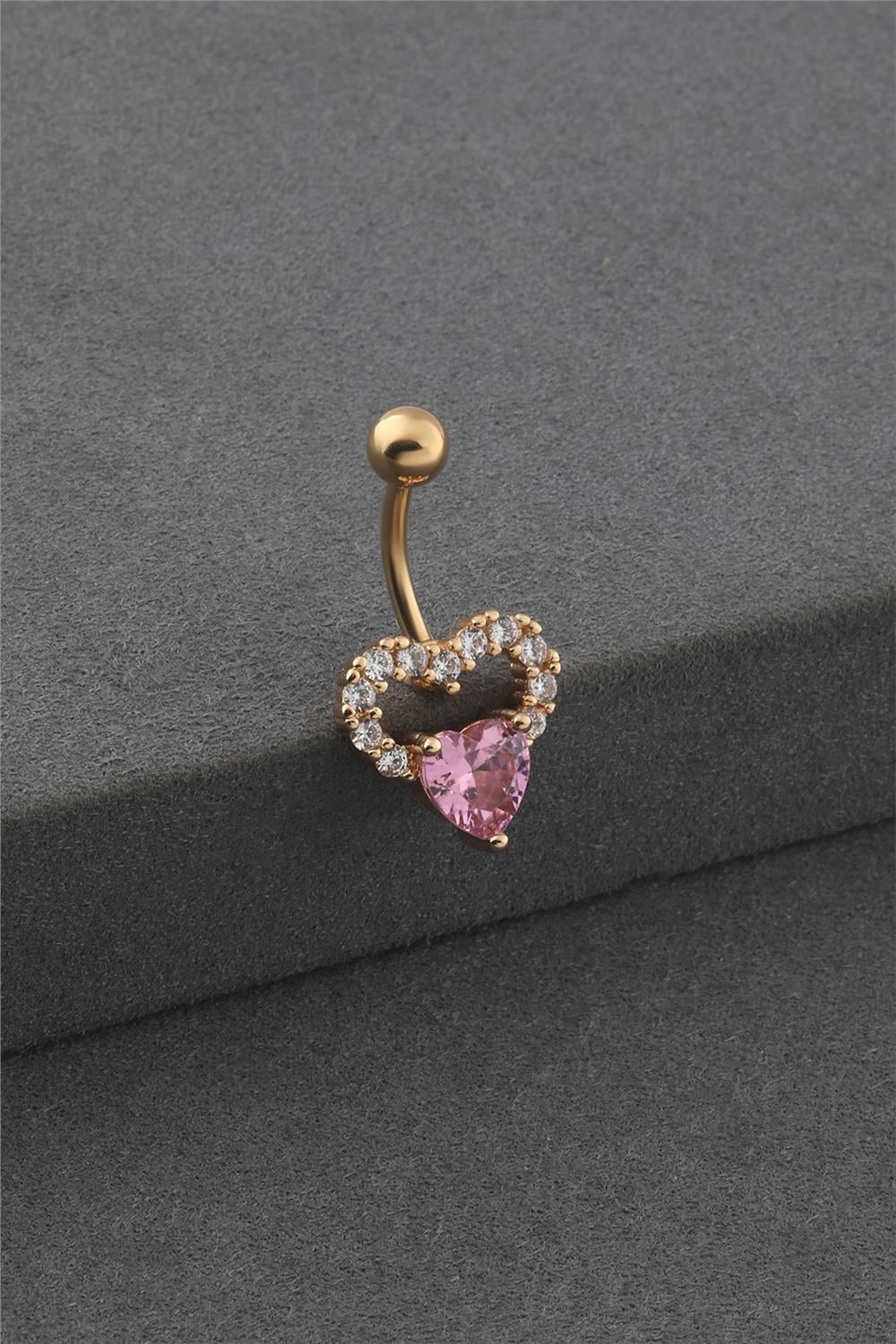 Çelik Göbek Piercing GOLD