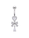 Çelik Göbek Piercing SILVER