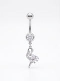 Çelik Göbek Piercing SILVER
