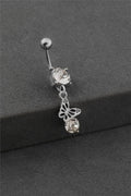 Çelik Göbek Piercing SILVER