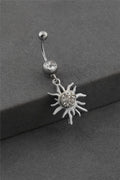 Çelik Göbek Piercing SILVER