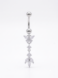 Çelik Göbek Piercing SILVER