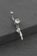 Çelik Göbek Piercing SILVER