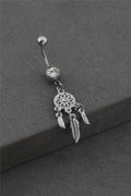 Çelik Göbek Piercing SILVER