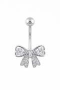 Çelik Göbek Piercing SILVER