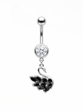 Çelik Göbek Piercing SILVER