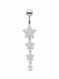 Çelik Göbek Piercing SILVER