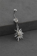 Çelik Göbek Piercing SILVER