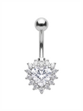 Çelik Göbek Piercing SILVER
