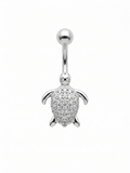 Çelik Göbek Piercing SILVER