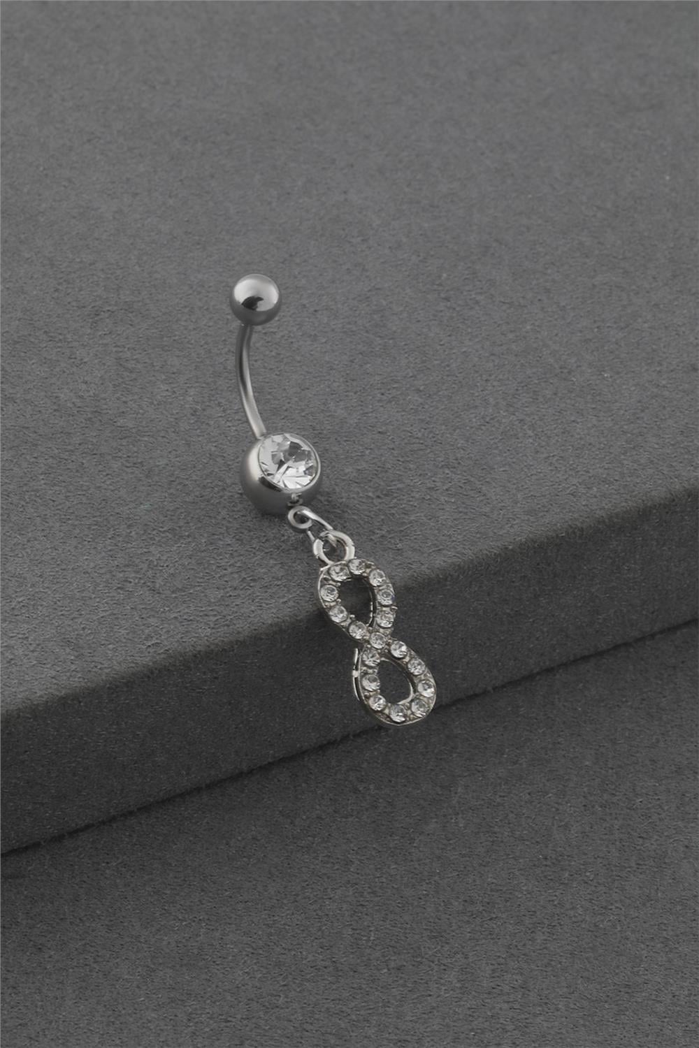 Çelik Göbek Piercing SILVER