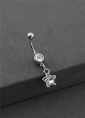 Çelik Göbek Piercing SILVER