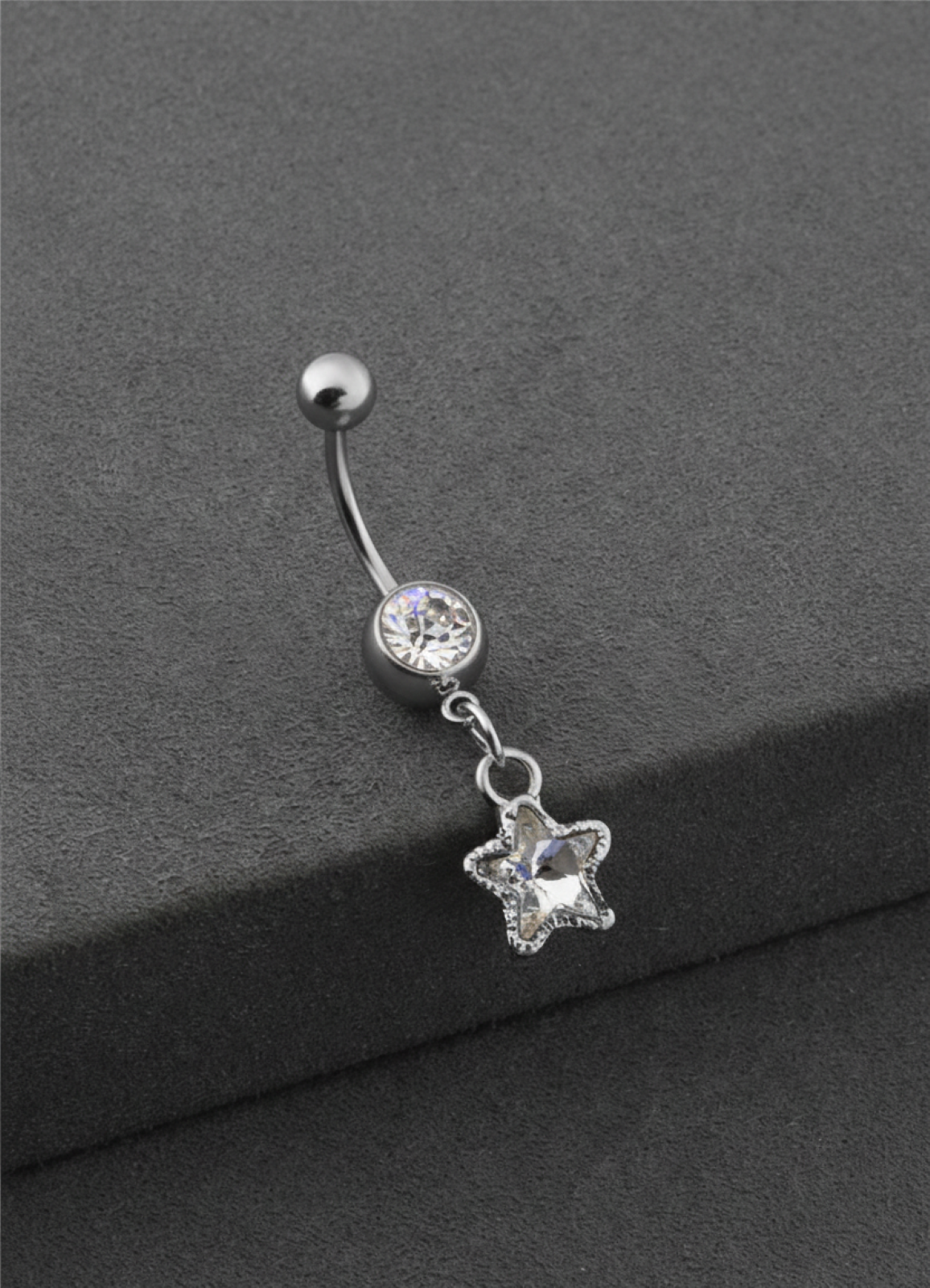 Çelik Göbek Piercing SILVER