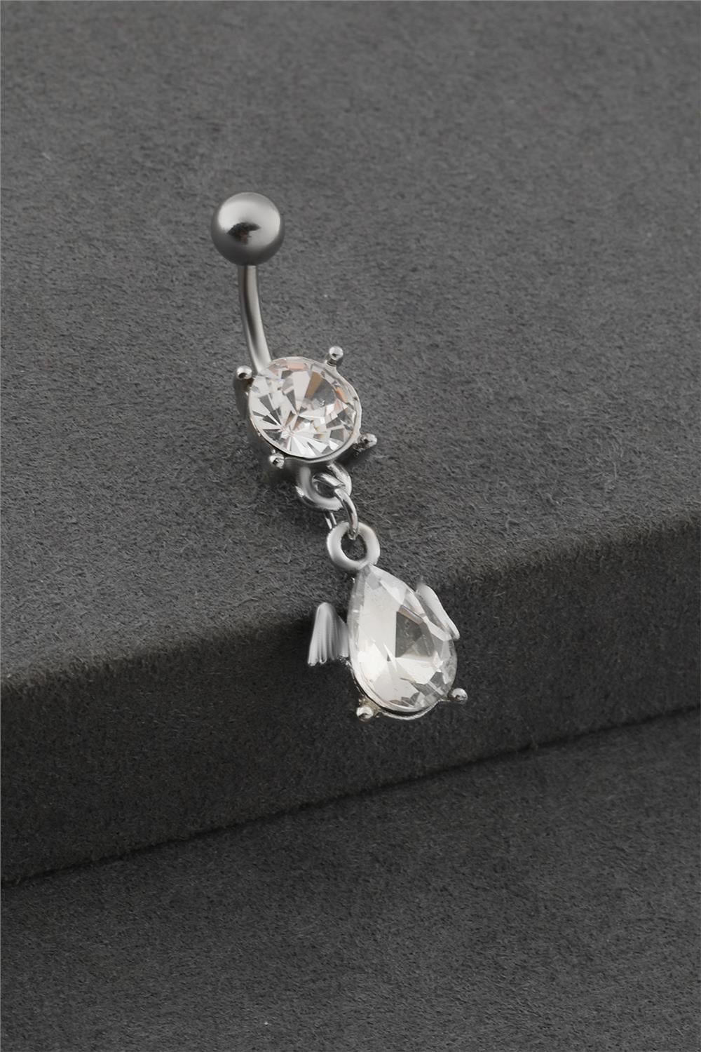 Çelik Göbek Piercing SILVER