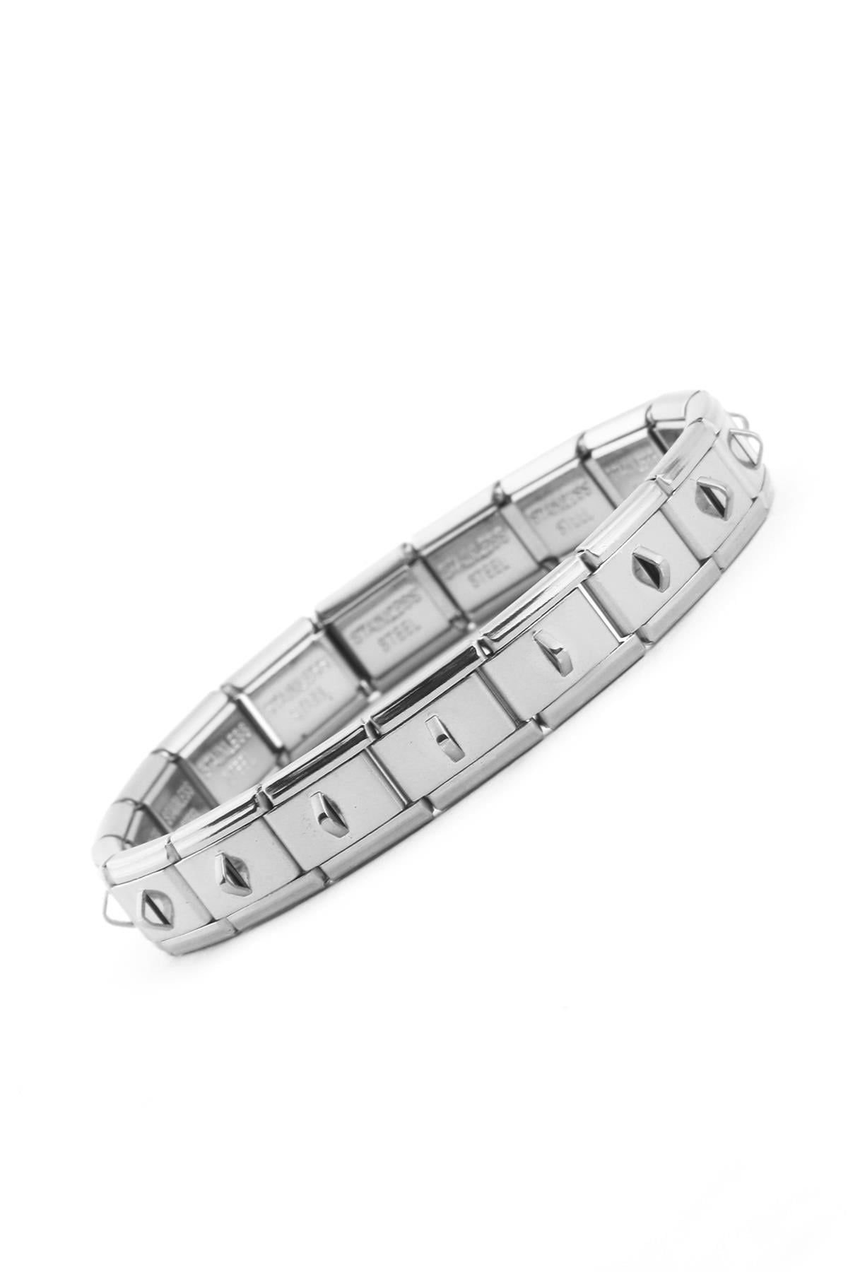 Çelik İtalyan Charm Bileklik SILVER