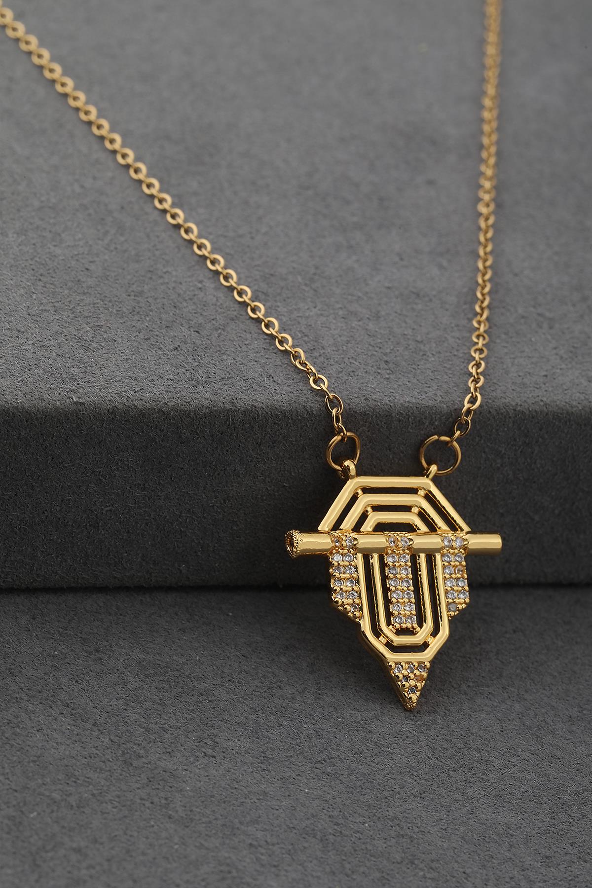 Steel Necklace GOLD 45cm