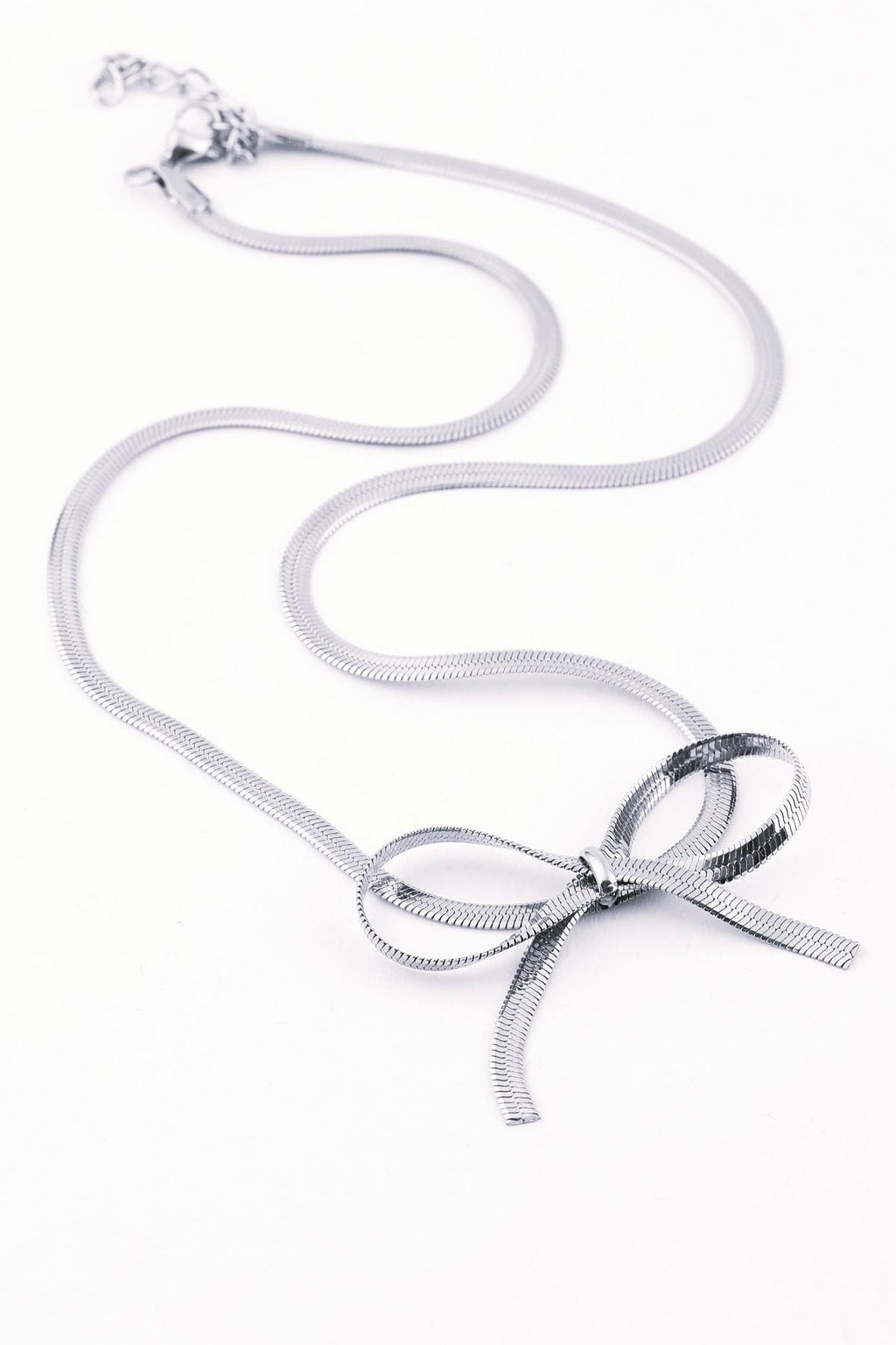 Çelik Kolye 45cm Silver