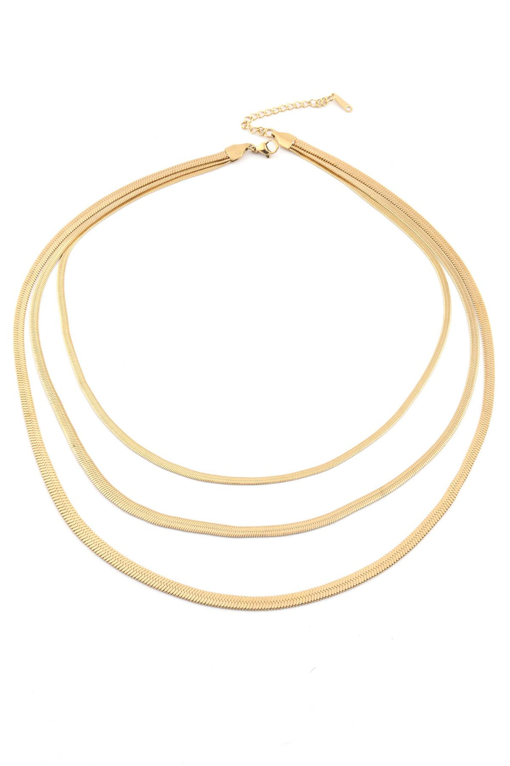 Çelik Kolye Gold