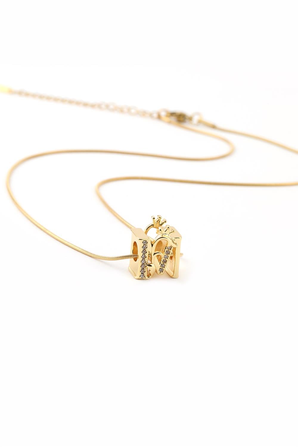 Çelik Kolye GOLD 45 cm