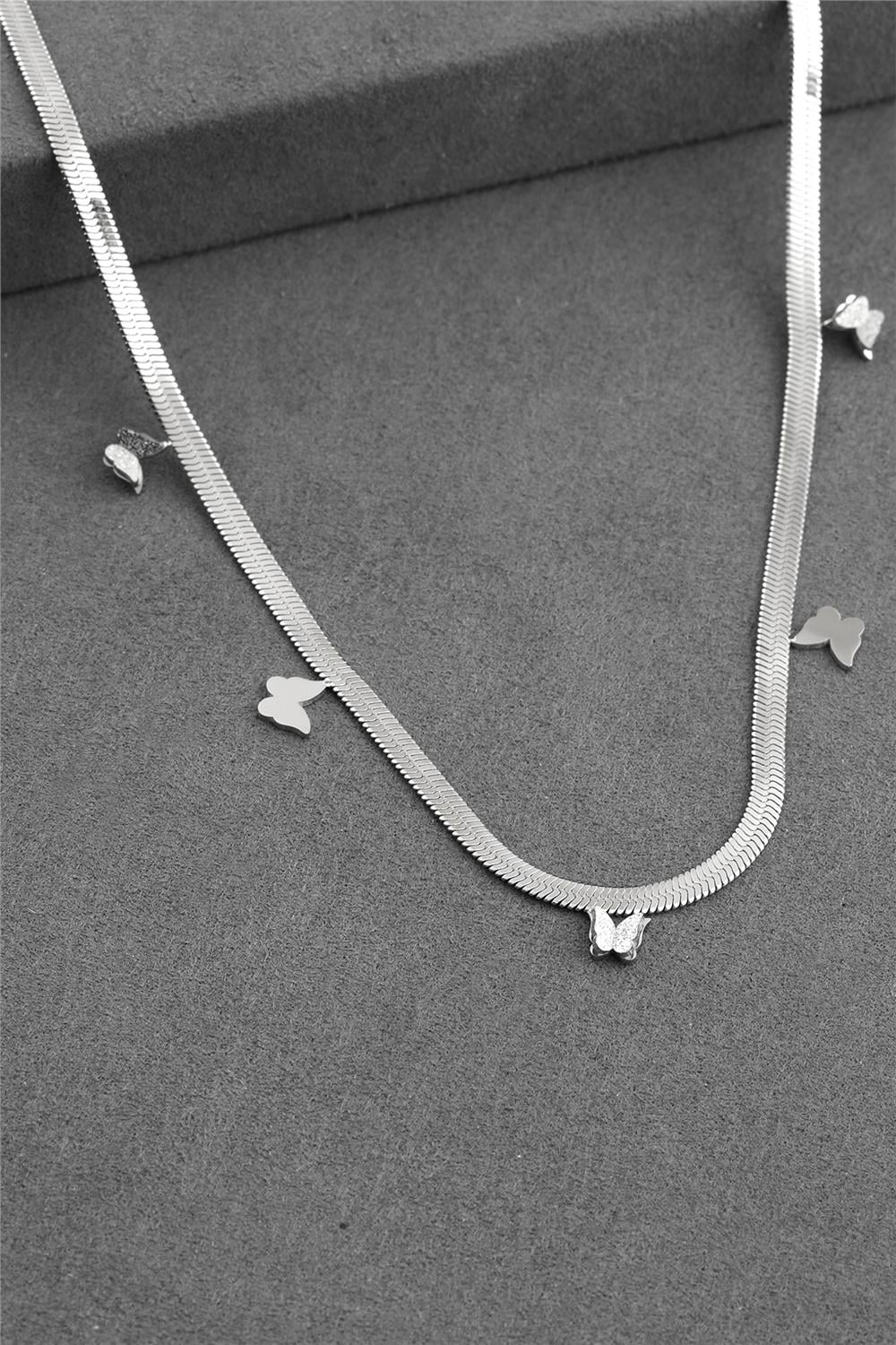 Çelik Kolye SILVER 45 cm