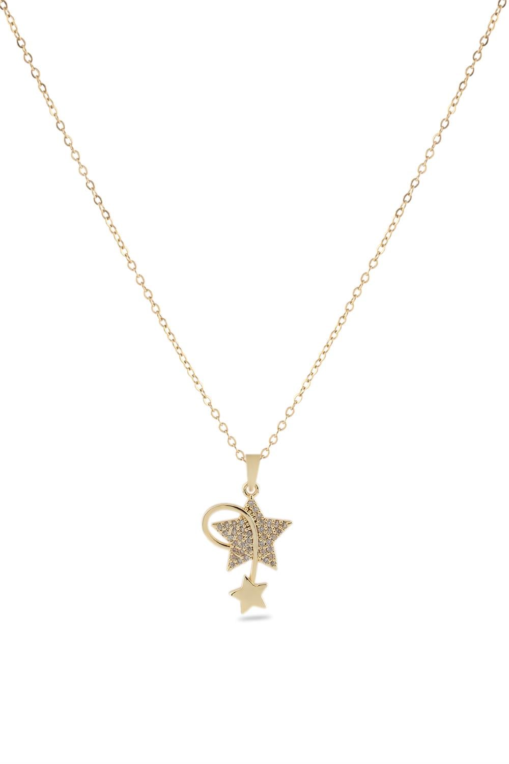 Çelik Kolye GOLD 45 cm