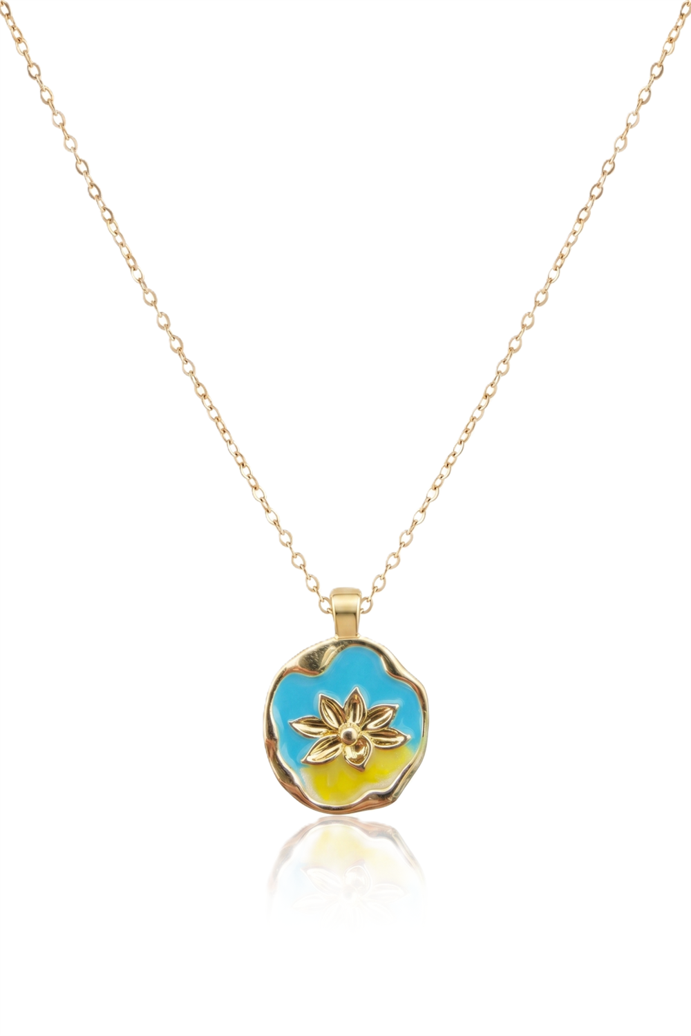 Çelik Kolye GOLD 45cm