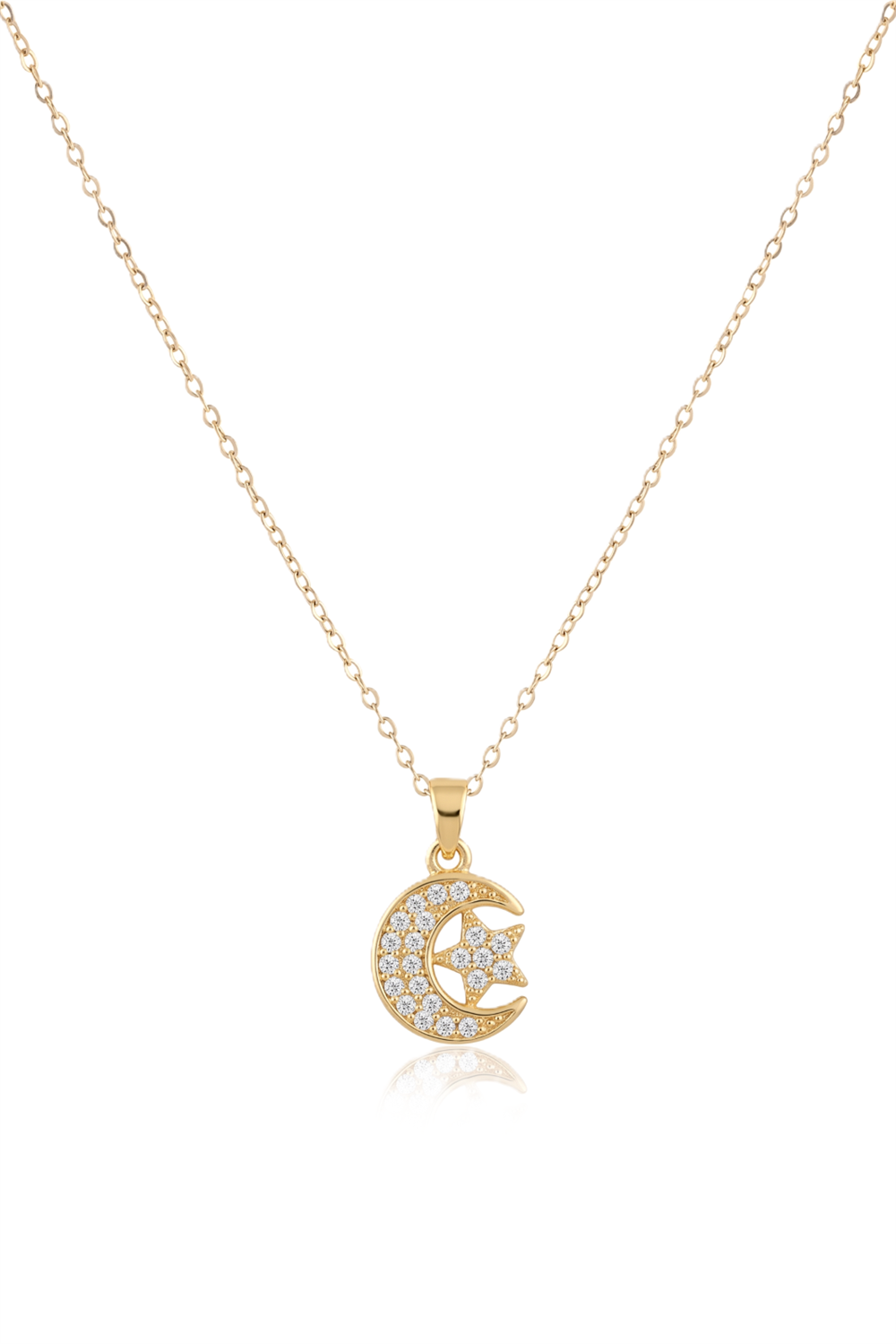 Çelik Kolye GOLD 45cm