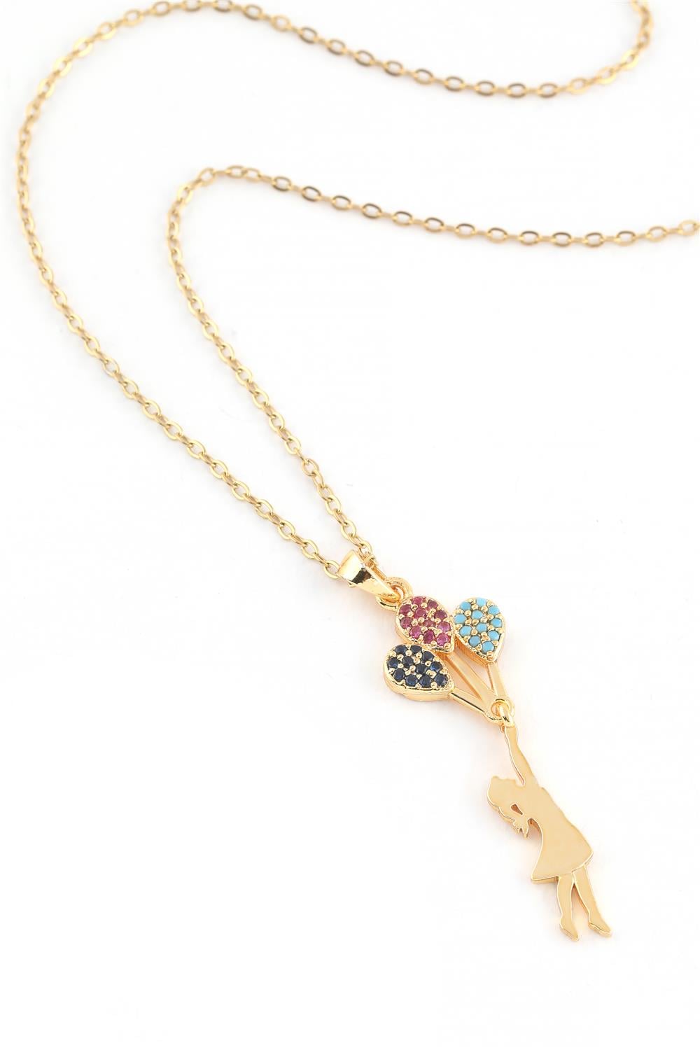 Steel Necklace Gold 45cm