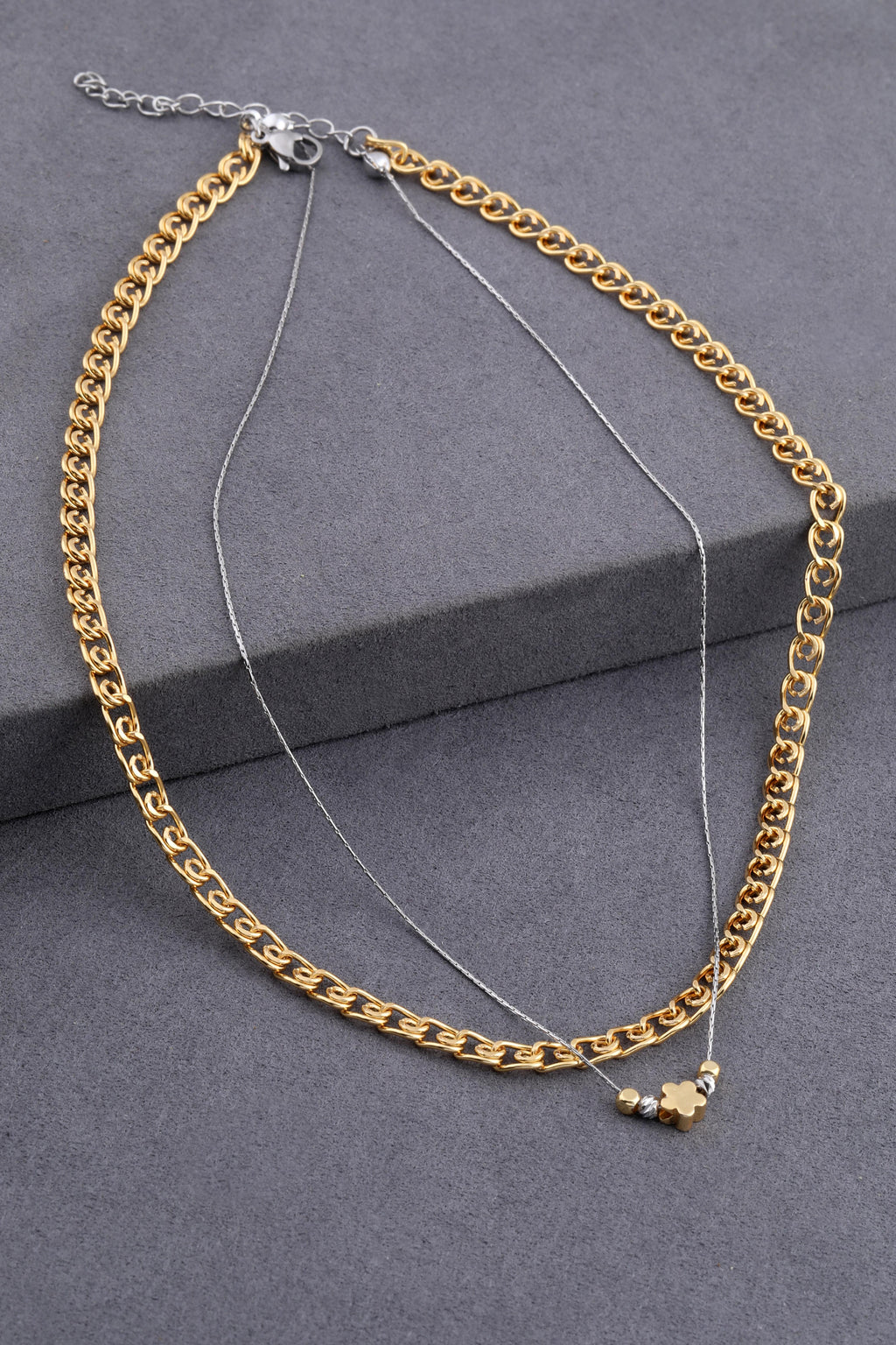 Çelik Kolye GOLD 45 cm