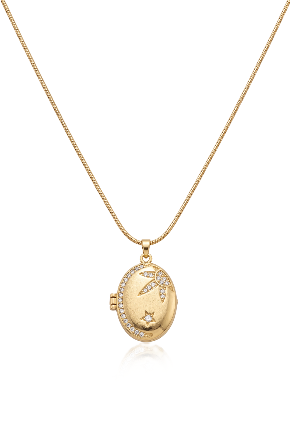 Çelik Kolye GOLD 45cm