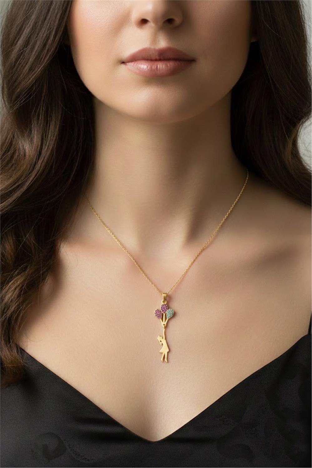 Steel Necklace Gold 45cm