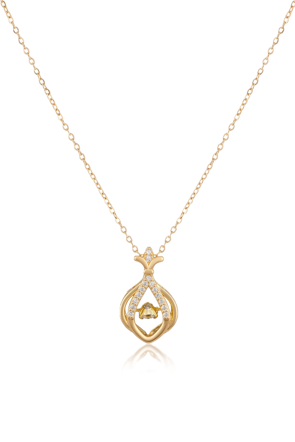 Çelik Kolye GOLD 45cm